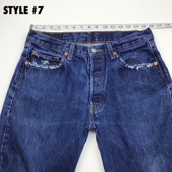 Vintage Levi’s Custom Made Orange Tab Re/Done Jean - Picture 8 of 8